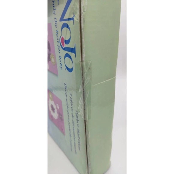 NOJO Pretty in Purple 2pc Wall Decor Art Pictures Nursery Girl Bedroom Flowers - Picture 7 of 7